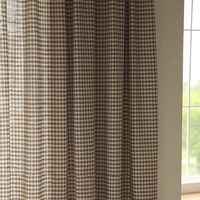 Luxury Drapes, Tonic Living Addison Moss Plaid Check, Modern Farmhouse ...