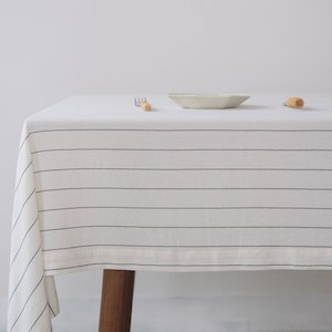 Osborn Linen Tablecloth, 2 Colors, Linen Cotton Tablecloth, Dining Tablecloth, Custom Table Cloth, Tablecloth for Wedding, Dining Room Decor