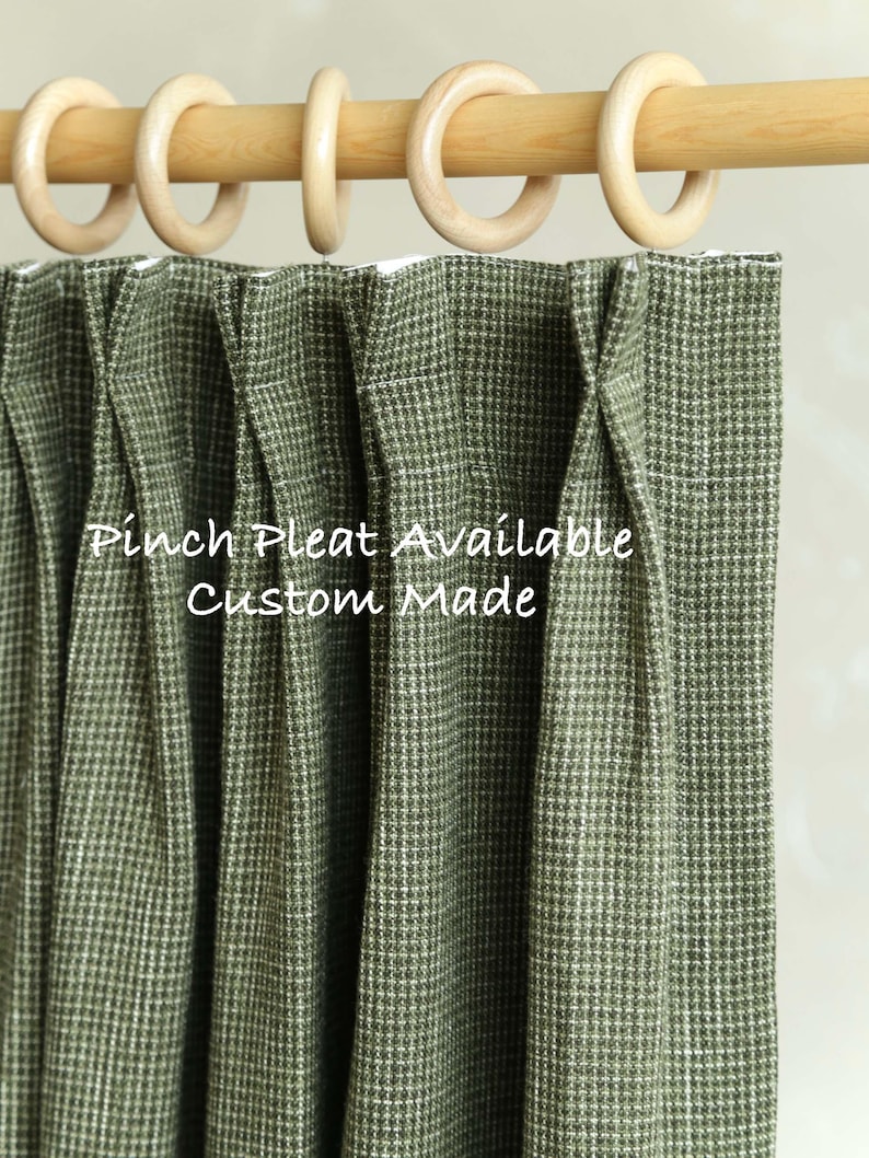 pleated curtains