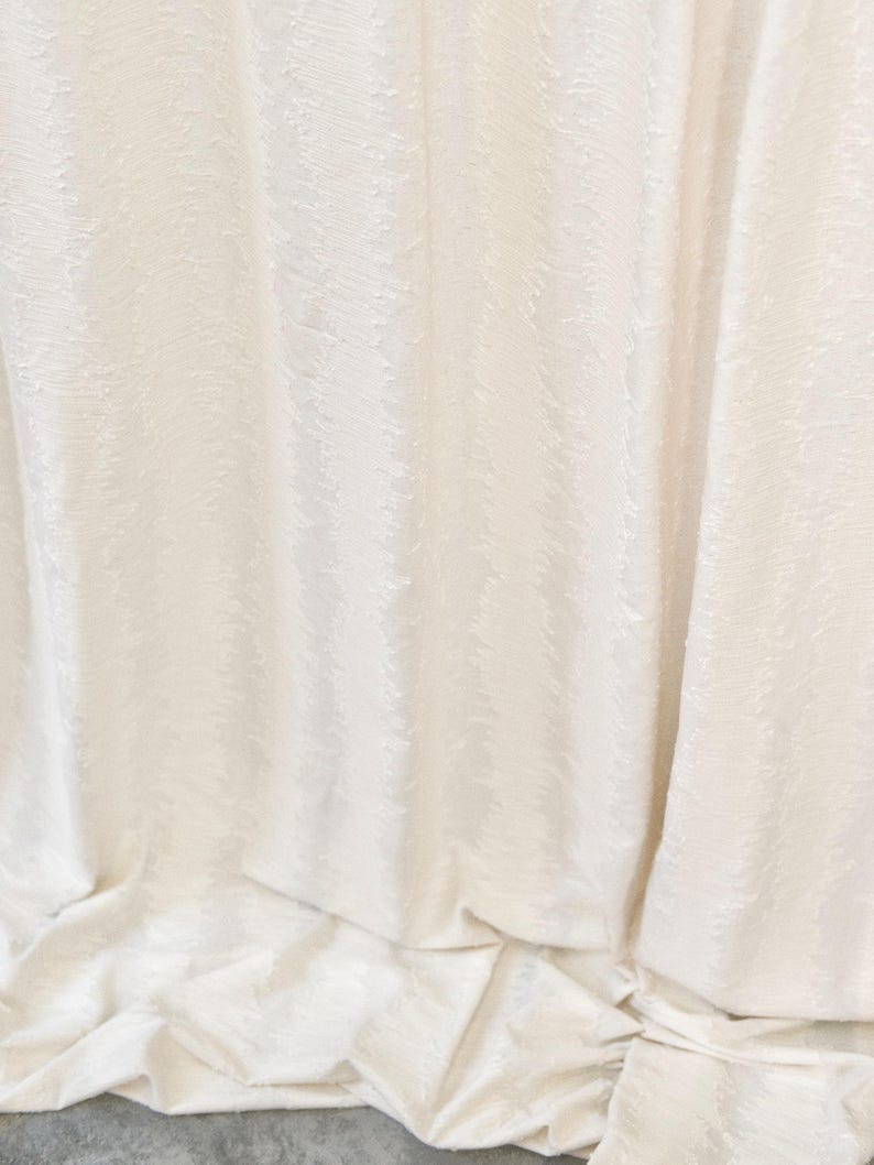 off white curtain