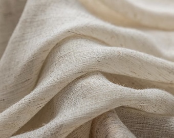 Mullen Sheer Curtain, Faux Linen Curtain, Custom Curtain Panel, Linen Cotton Drape, Extra Long Curtain, Curtain for living room bedroom, 1PC