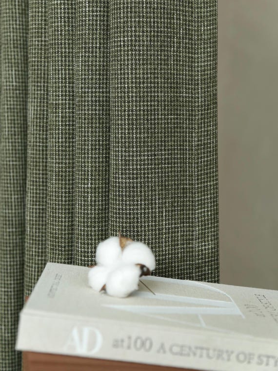 Tomos Blackout Curtain, 6 Colors, Double-Sided Textured Room Darkening Curtain, 550GSM Thick Drape,  Room Divider, Curtain for Bedroom, 1PC