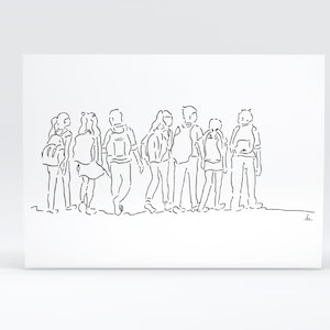 Carte Postale Imprimée - Ensemble