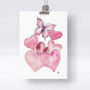 Affiche Imprimée A5 - Love is in the air I