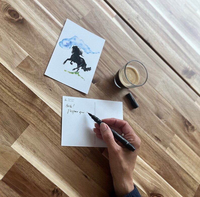 Carte Postale - Black Horse image 9