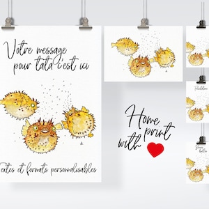 Mia, Mateo and Milo - Customizable printed poster