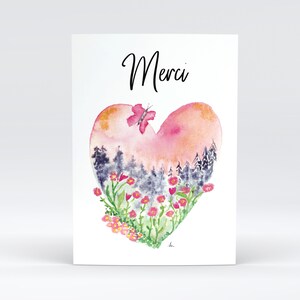 Carte Postale - Merci !