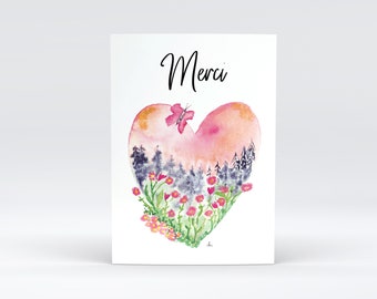 Carte Postale - Merci !