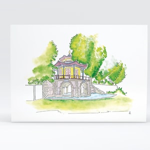 Carte Postale Imprimée - Le Pavillon Chinois