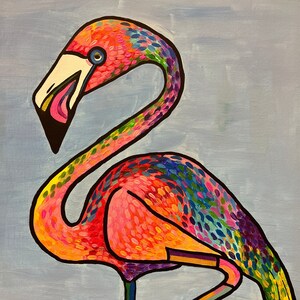 Multicolor Flamingo