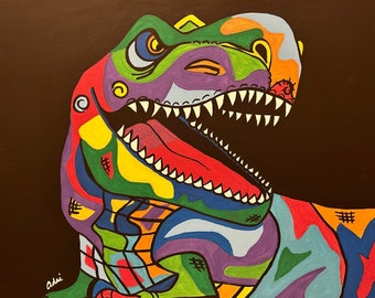 Colorful T-Rex