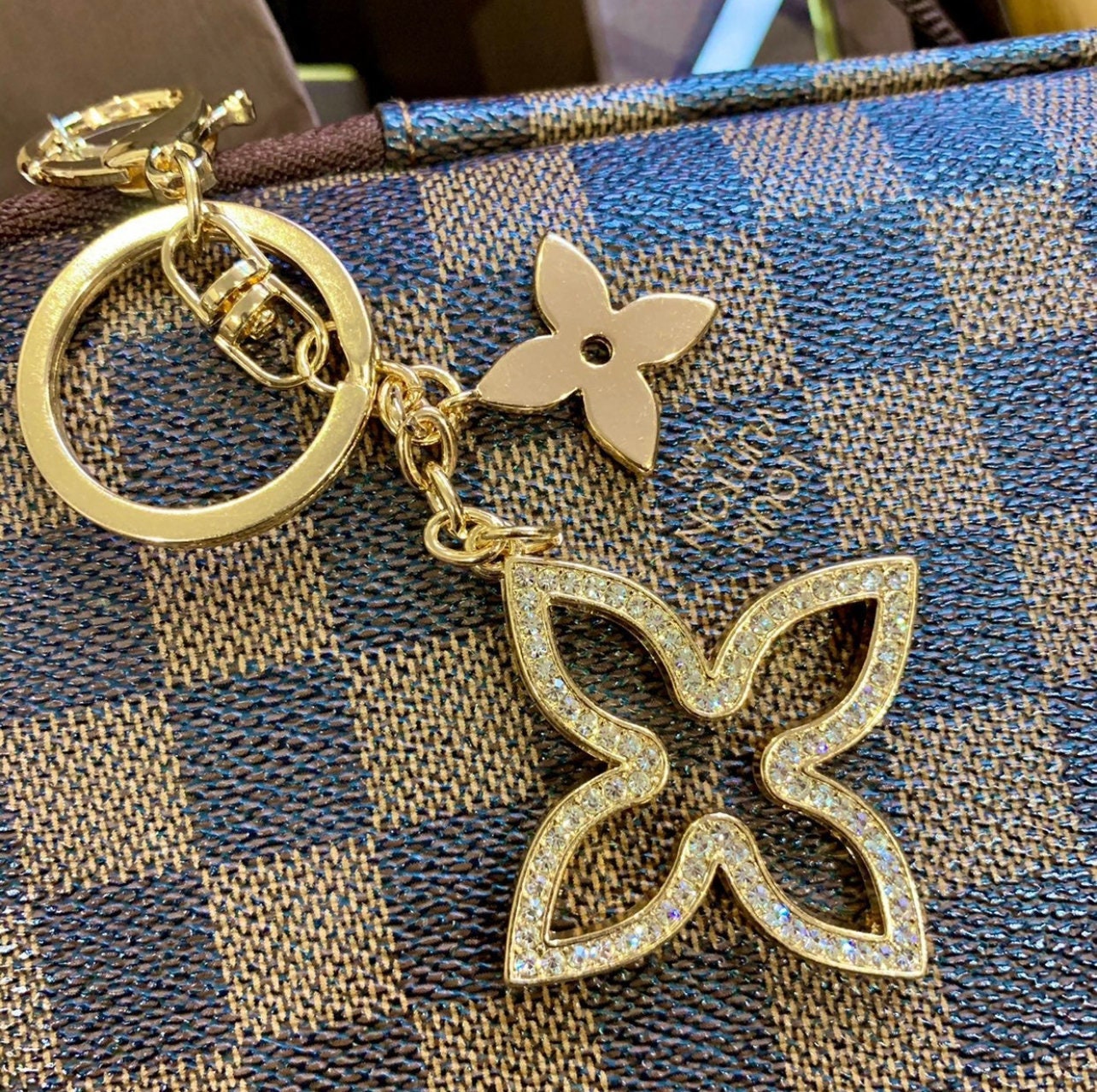 Authentic LV Tortoise Shell Padlock Purse Charm/Keychain – Beauty