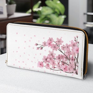 Cartera con cremallera Sueños de Sakura en flor