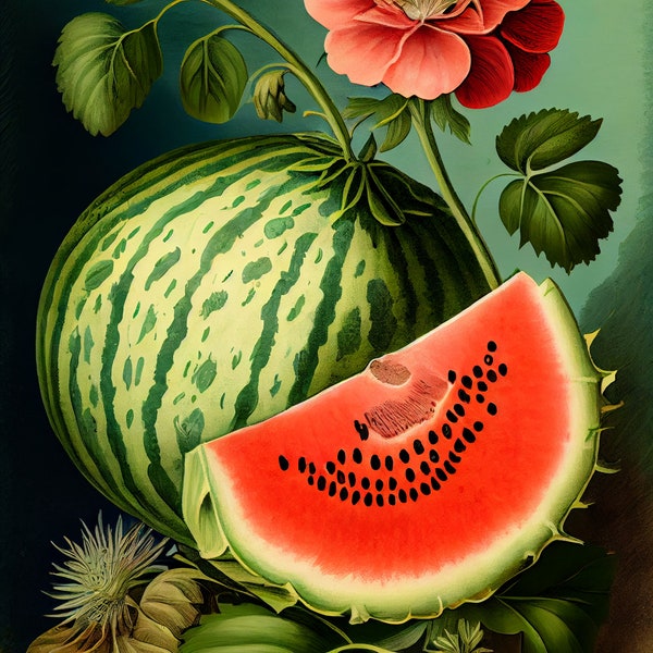 Fruit Art Print - Etsy