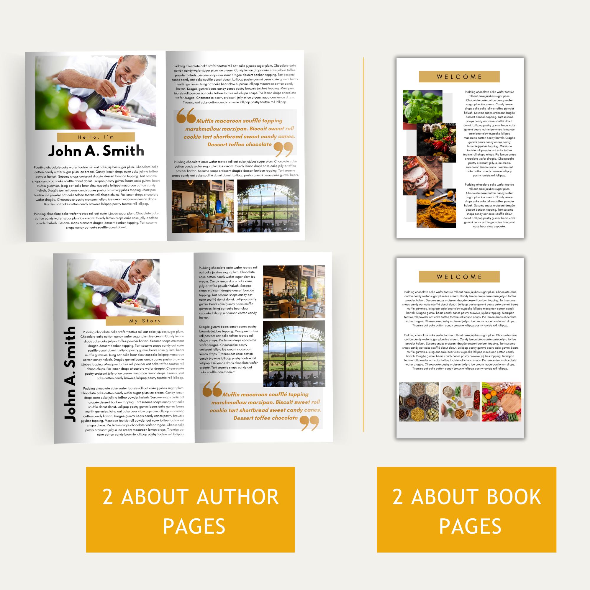 Cookbook Template, Recipe Book Template, Custom Recipe Book, Custom ...