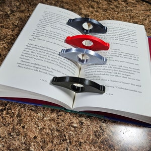 3D Printed Bookmark Premium Bookends, Plastic Book Stands