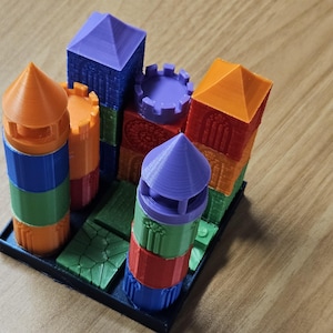 Stacks: Medieval Theme- Competitive City-Building Strategy Game with Modifiers and Natural Disasters
