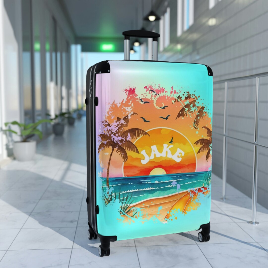 Custom Vacation Suitcase Family Matching Vacation Etsy