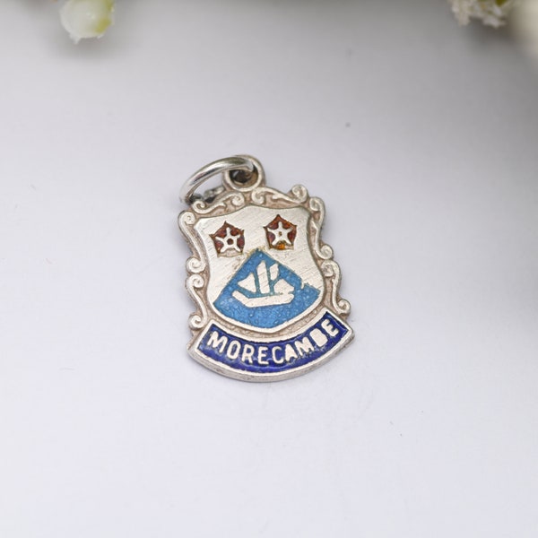 Vintage Ward Brothers Morecambe Souvenir Travel Charm 1963 - England | 925 Sterling Silver