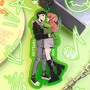 Porteclé Green Lesbians | Aya Oosawa | Mitsuki Koga | MitsuAya | She wasn't a guy | TGSWIIWAGAA | Anime | Manga |