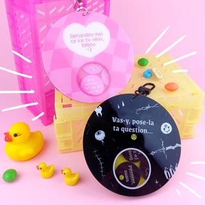 Porteclés inspirés des Magic 8 Ball | Voyance | Lire l'avenir | Divination | fun