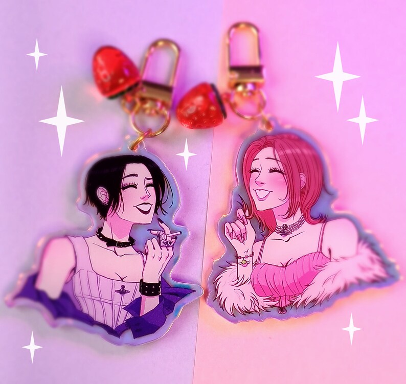 Nana Keychain in Holographic Acrylic Nana Osaki Nana Etsy