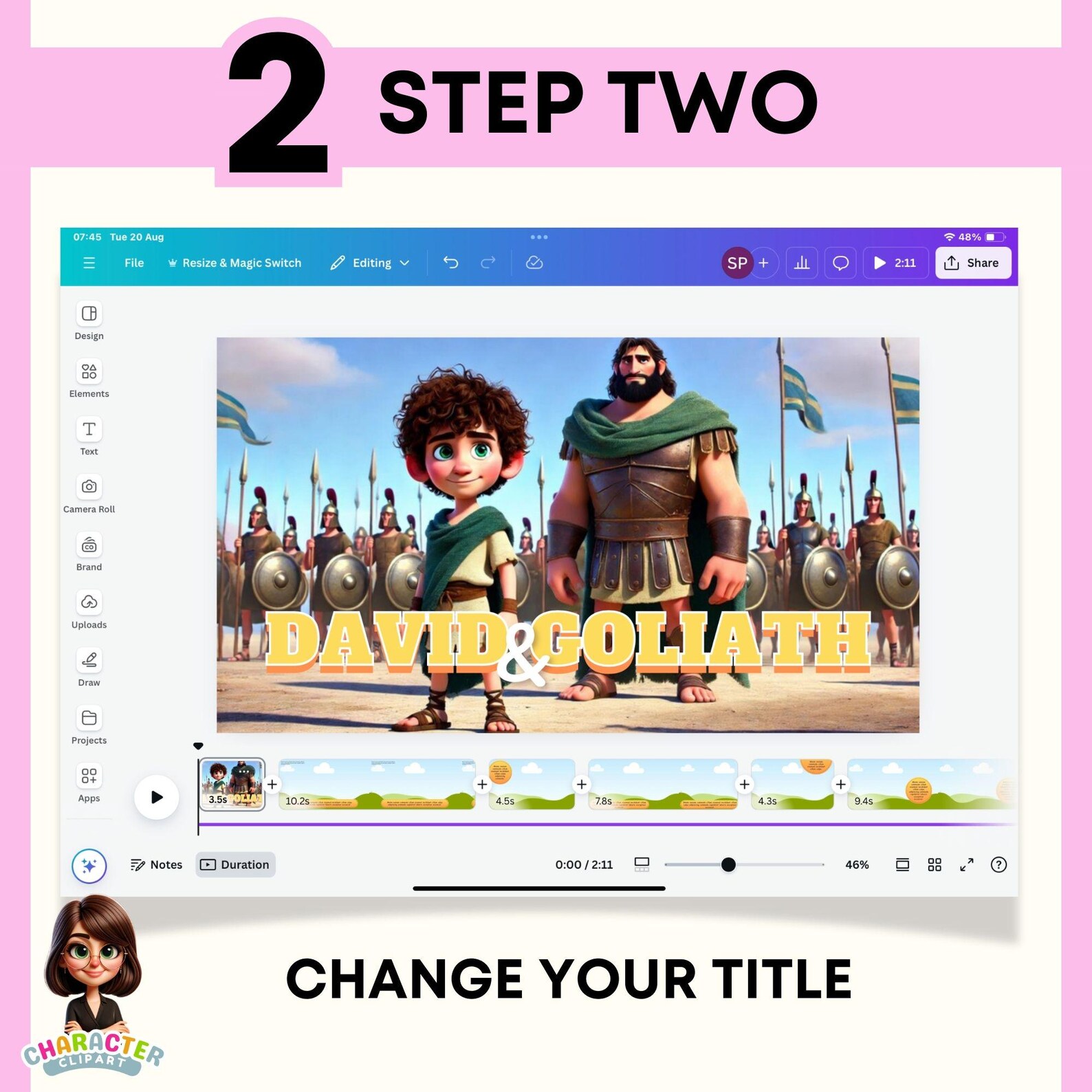 Face Less Tank Animation Faceless Animated Video Templates for Canva | 130 Blank Customizable ...