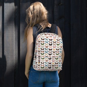 Motif papillon sac à dos
