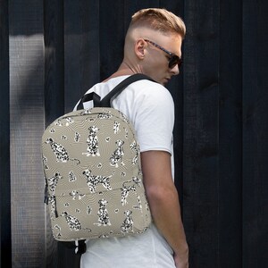 Sac à Dos Chien Dalmatien Imprimé Taille Moyenne