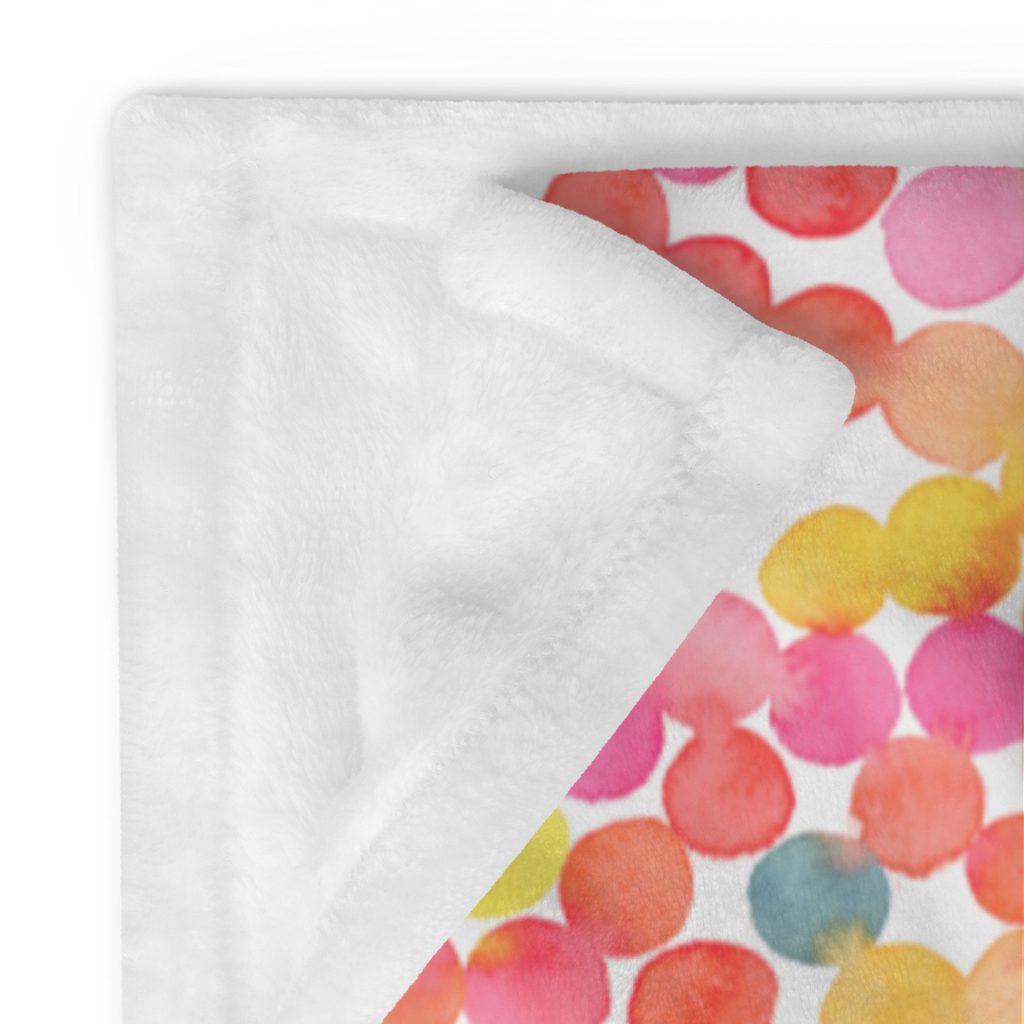 Pink and yellow throw blanket hotsell