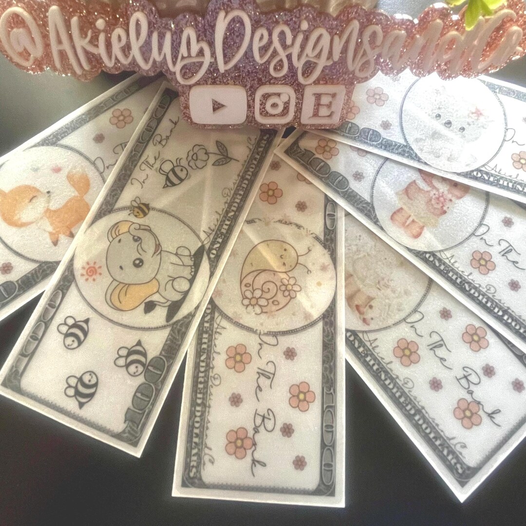 Vellum Cash Placeholder | Budgeting Inserts - Etsy