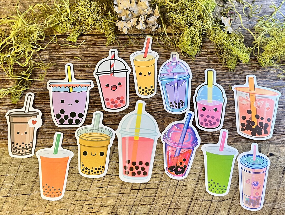 Boba Blaster Super Sticker Pack / Die-cut Matte Stickers / Colorful ...