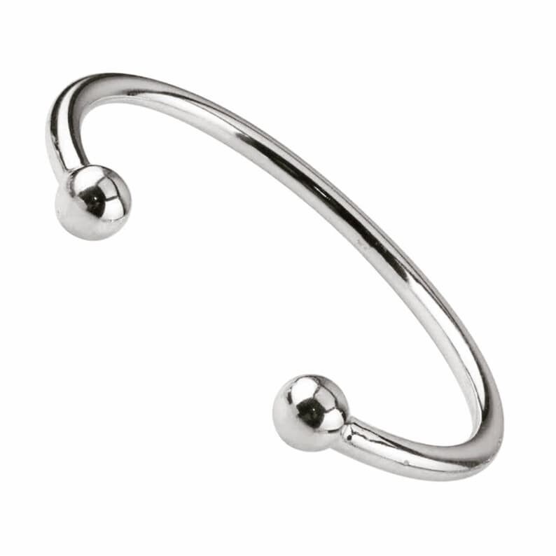 925 Sterling Silver Torque Cuff Bangle / Torque Bracelet,5