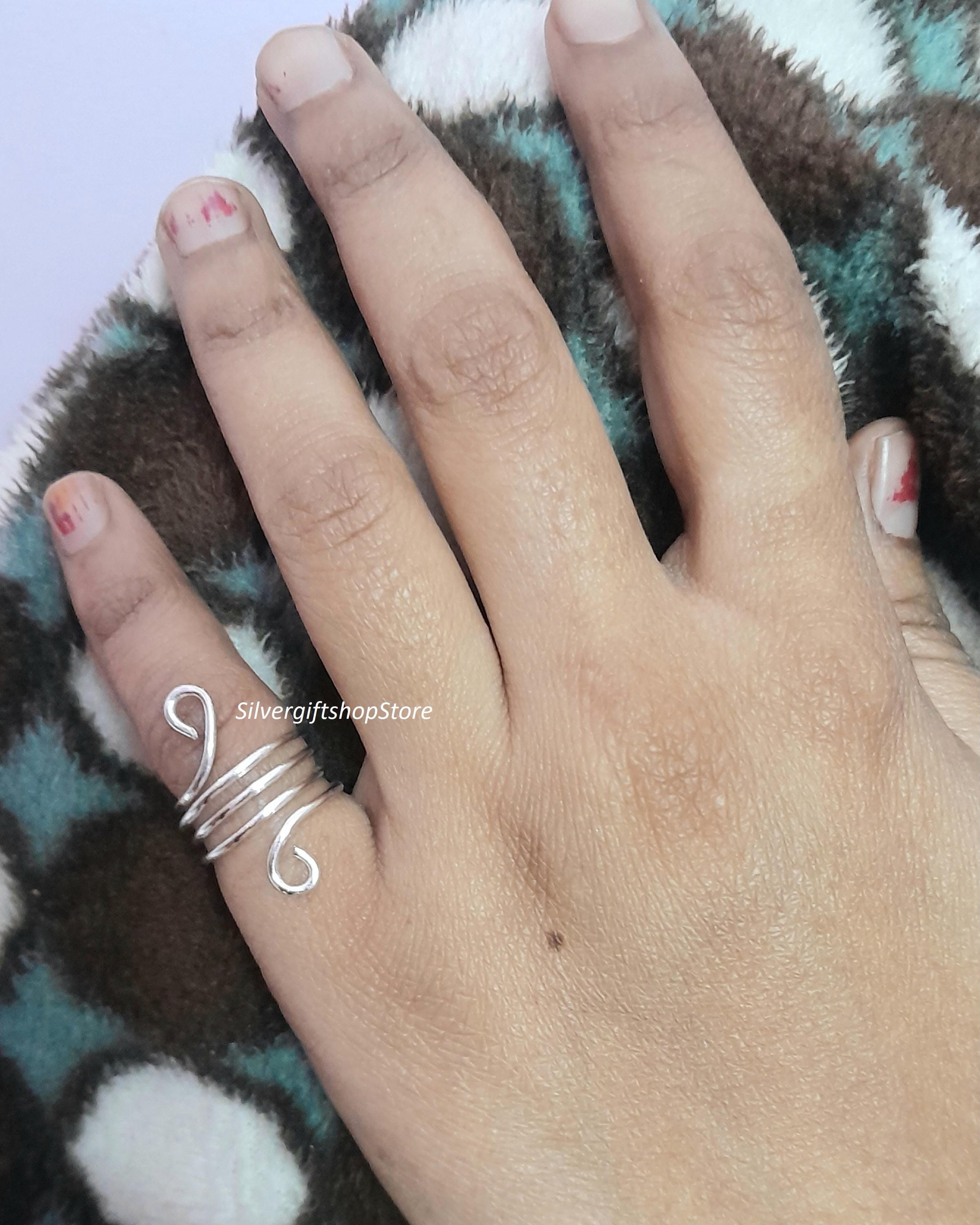 Anello a spirale in Argento 925 con Diamante ⋆ Mario Palumbo Gioielli
