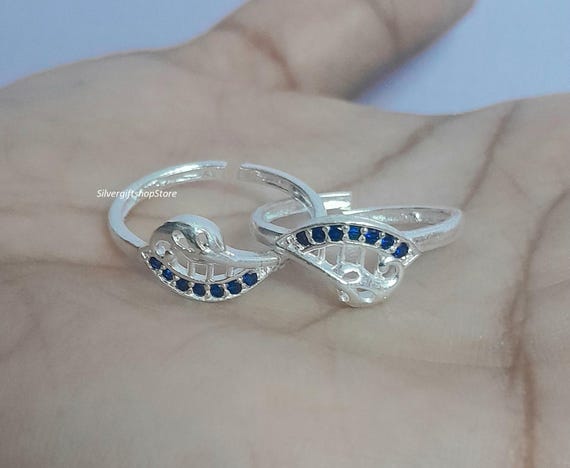 Zehenring Aus 925er Sterlingsilber - Verstellbar Für Damen