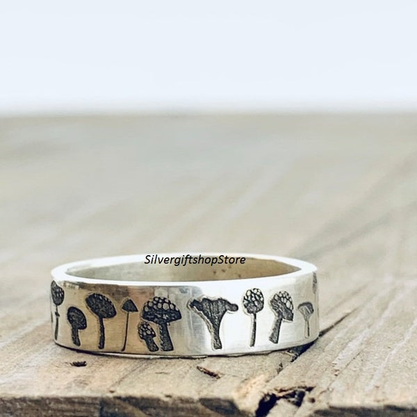 Mushroom Ring Etsy