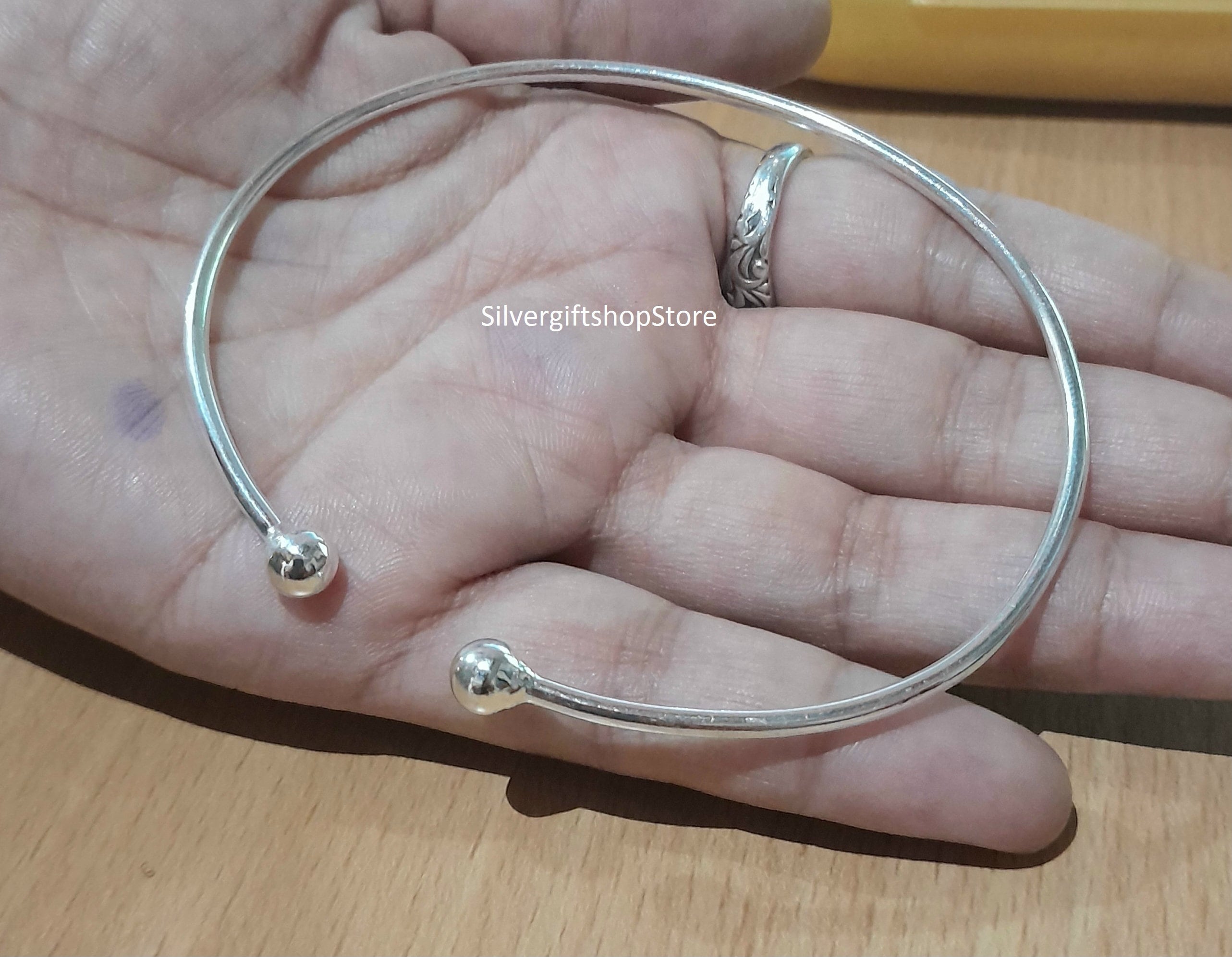 アクセサリー BUNNEY Torque Identity Bangle S 925S Bunney : Torque Identity Hammered Bangle : 925 Silver