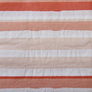 2 o 4 servilletas de papel para manualidades, varios patrones de rayas anchas en blanco y rosa pastel, servilletas de rayas para decoupage, servilletas para hacer tarjetas