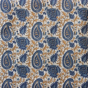 2 ou 4 serviettes en papier pour découpage, motif cachemire bleu et marron sur fond crème, cachemire sans couture, serviettes de table à motif persan