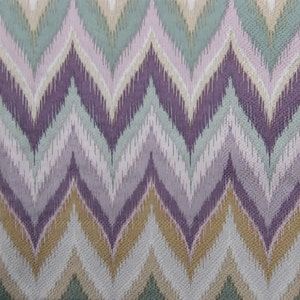2 ou 4 serviettes en papier pour bricolage, bleu sarcelle, beige, mauve motif zigzag ikat, serviettes en zigzag ikat pour découpage, serviettes pour découpage ikat