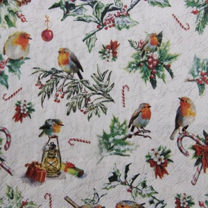 2 o 4 pezzi di tovaglioli di carta per decoupage, ornamenti natalizi, uccelli pettirossi, bastoncini di zucchero e rametti di bacche, tovaglioli per decoupage con uccelli dal petto rosso