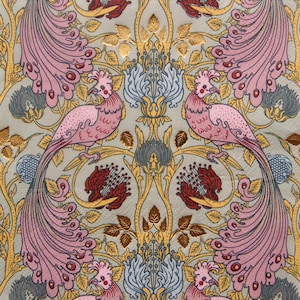 2 o 4 pezzi di tovaglioli di carta per decoupage, uccelli orientali e motivo di fogliame tropicale con accenti dorati, tovaglioli per decoupage con pavone