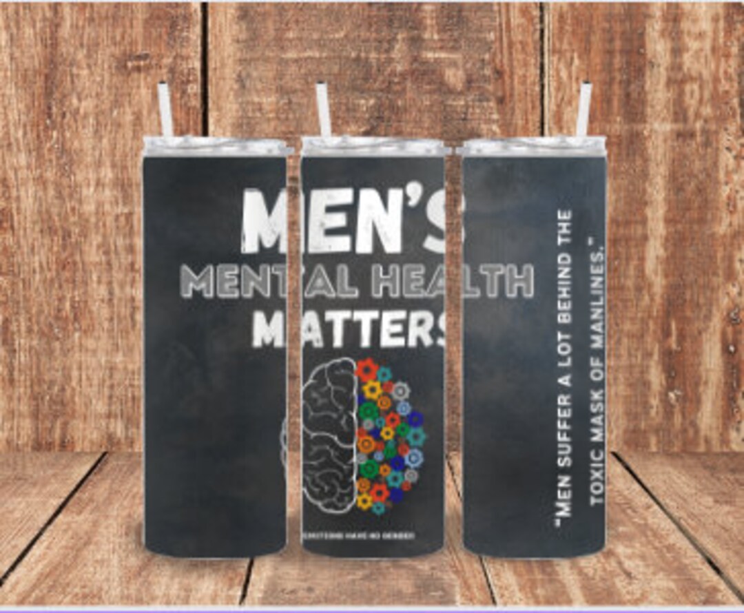 Mens Mental Health Matters 20oz Tumbler - Etsy