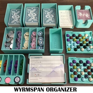 Wyrmspan Fully 3D Printed Organizer