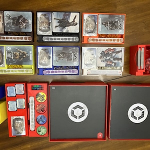 Divide Et Impera (DEI) 3D Printable Organizer for Base Game and Cash & Rad Expansion