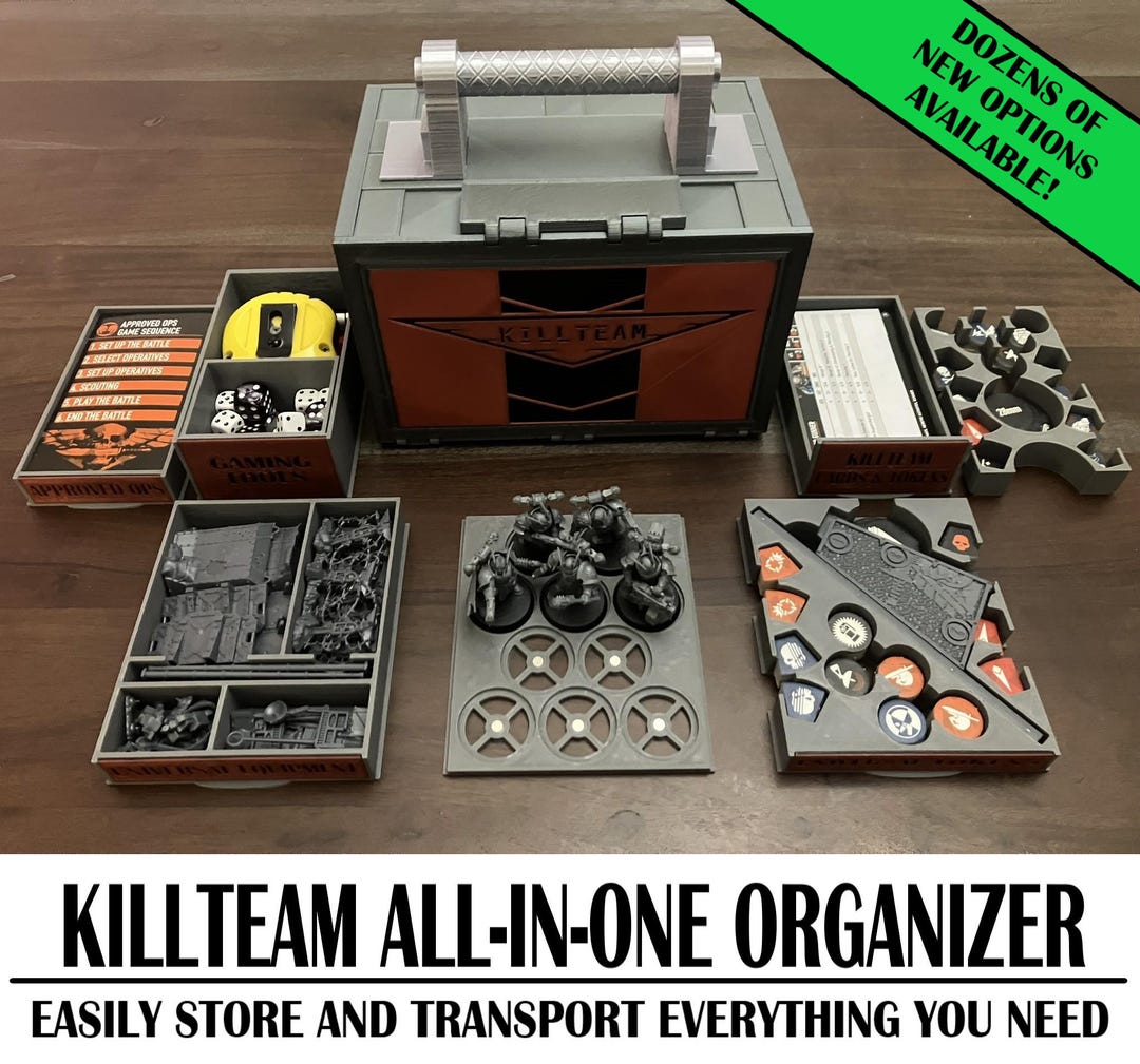 Killteam Fully 3D Printed All-in-one Organizer and Transport - Etsy
