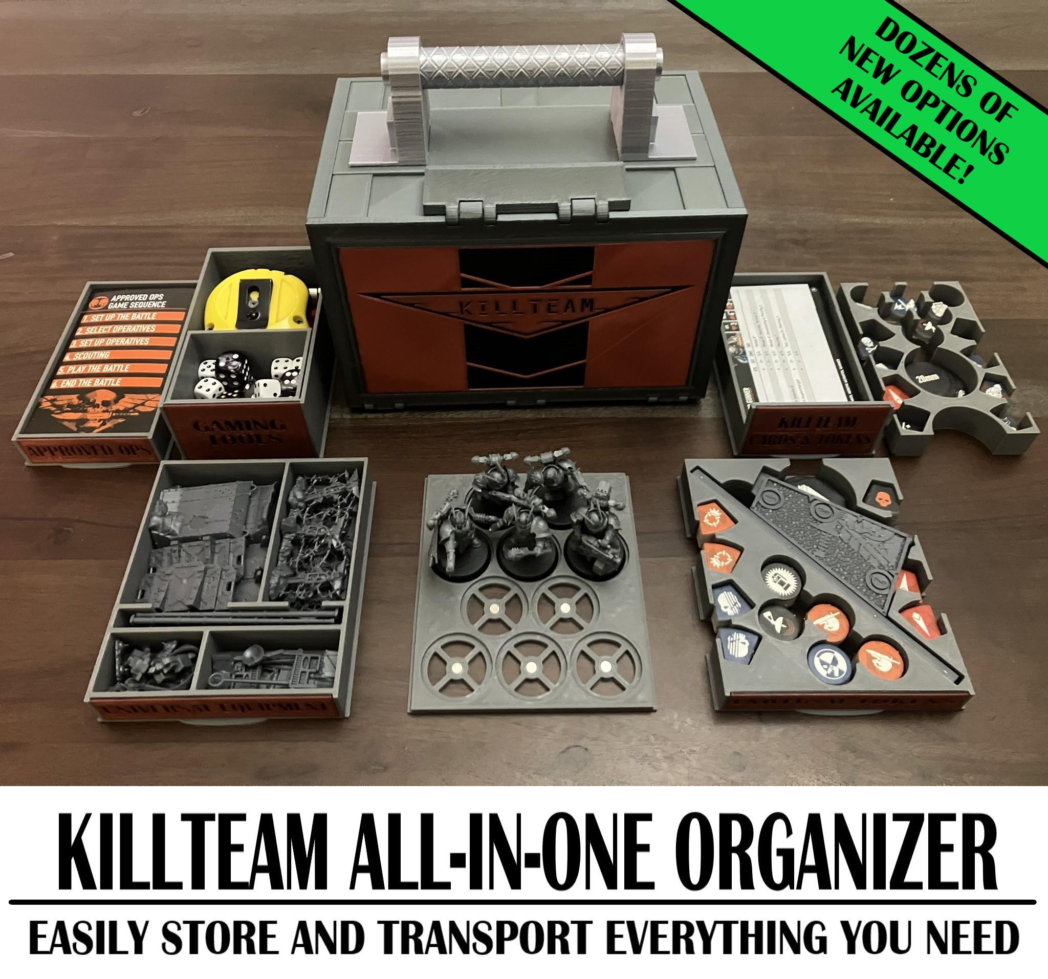 Killteam Fully 3D Printed All-In-One Organizer and Transport