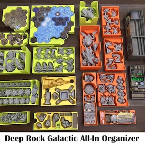 Organizador totalmente impreso en 3D Deep Rock Galactic: ¡todas las expansiones en una caja!