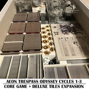 Aeon Trespass Odyssee 3D Gedruckter Organizer für das Grundspiel & das Deluxe Tile Upgrade
