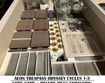 Aeon Trespass Odyssey Fully 3D Printed Organizer for Base Game & Deluxe Tile Upgrade